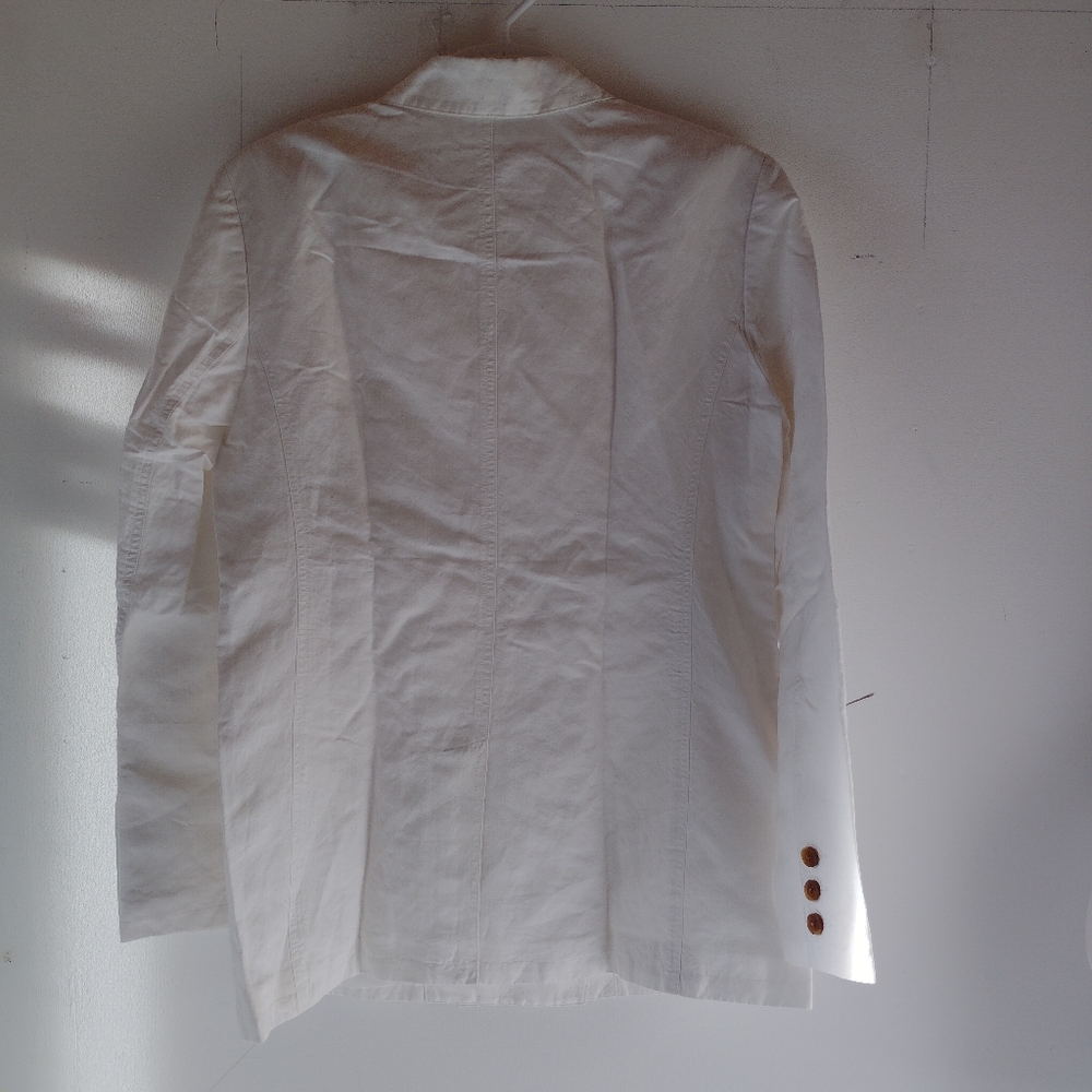 Vineyard Vines Double Breasted Linen Blazer In White Cap $298 Nautical Preppy - Picture 3 of 8